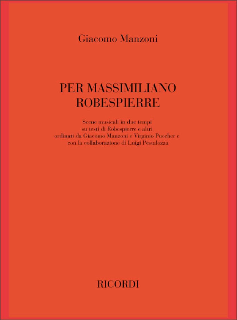 Per Massimiliano Robespierre
